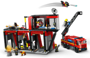 60414 Fire Station with Fire Truck