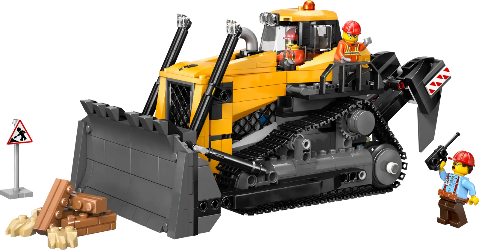 60466 Yellow Bulldozer – Box Of Bricks