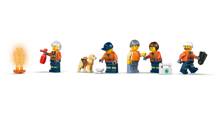 60504 Coast Guard Rescue Boat & Helicopter