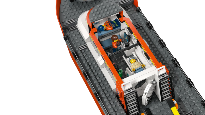 60504 Coast Guard Rescue Boat & Helicopter