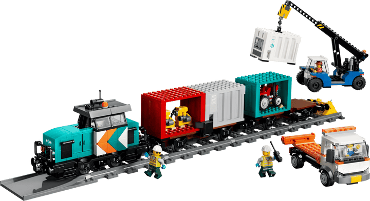 60509 Harbor Freight Train with Crane & Truck