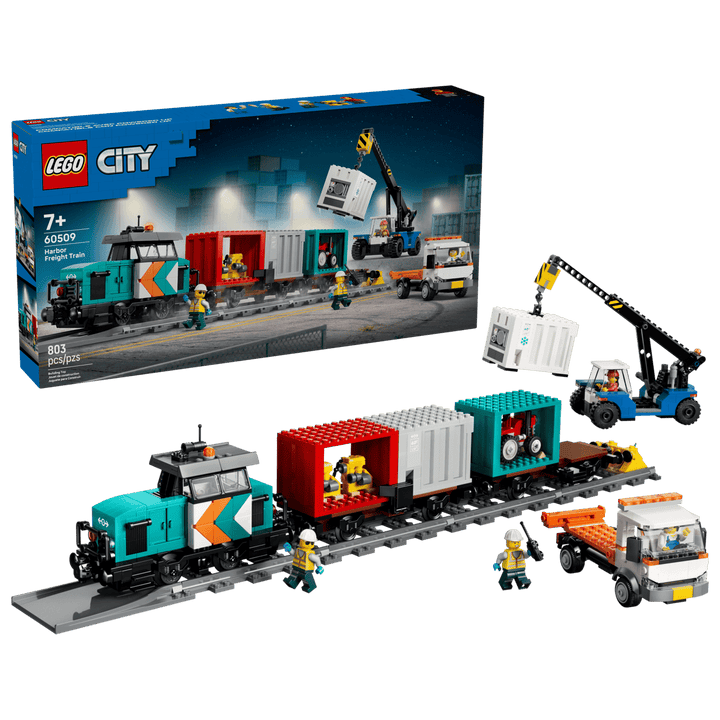 60509 Harbor Freight Train with Crane & Truck