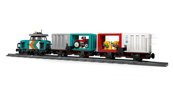 60509 Harbor Freight Train with Crane & Truck