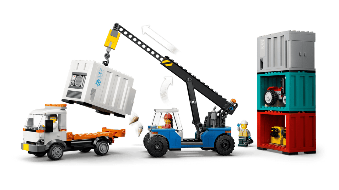 60509 Harbor Freight Train with Crane & Truck