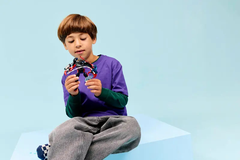 76337 Miles Morales Mech vs. Spider-Man 2099