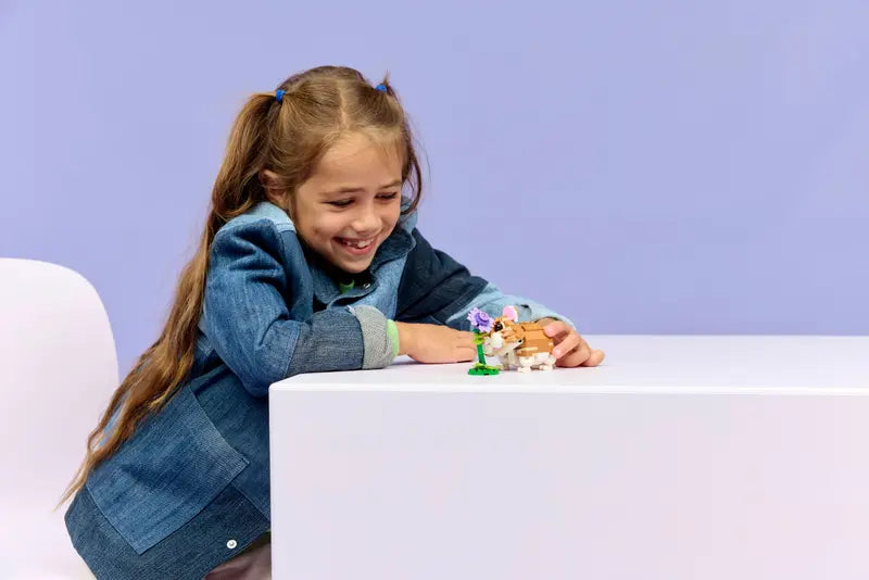 31376 Cute Hamster with a Flower