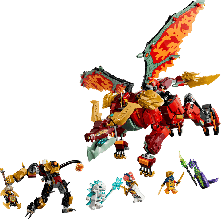 71868 Wyldfyre's Transforming Dragon Mech