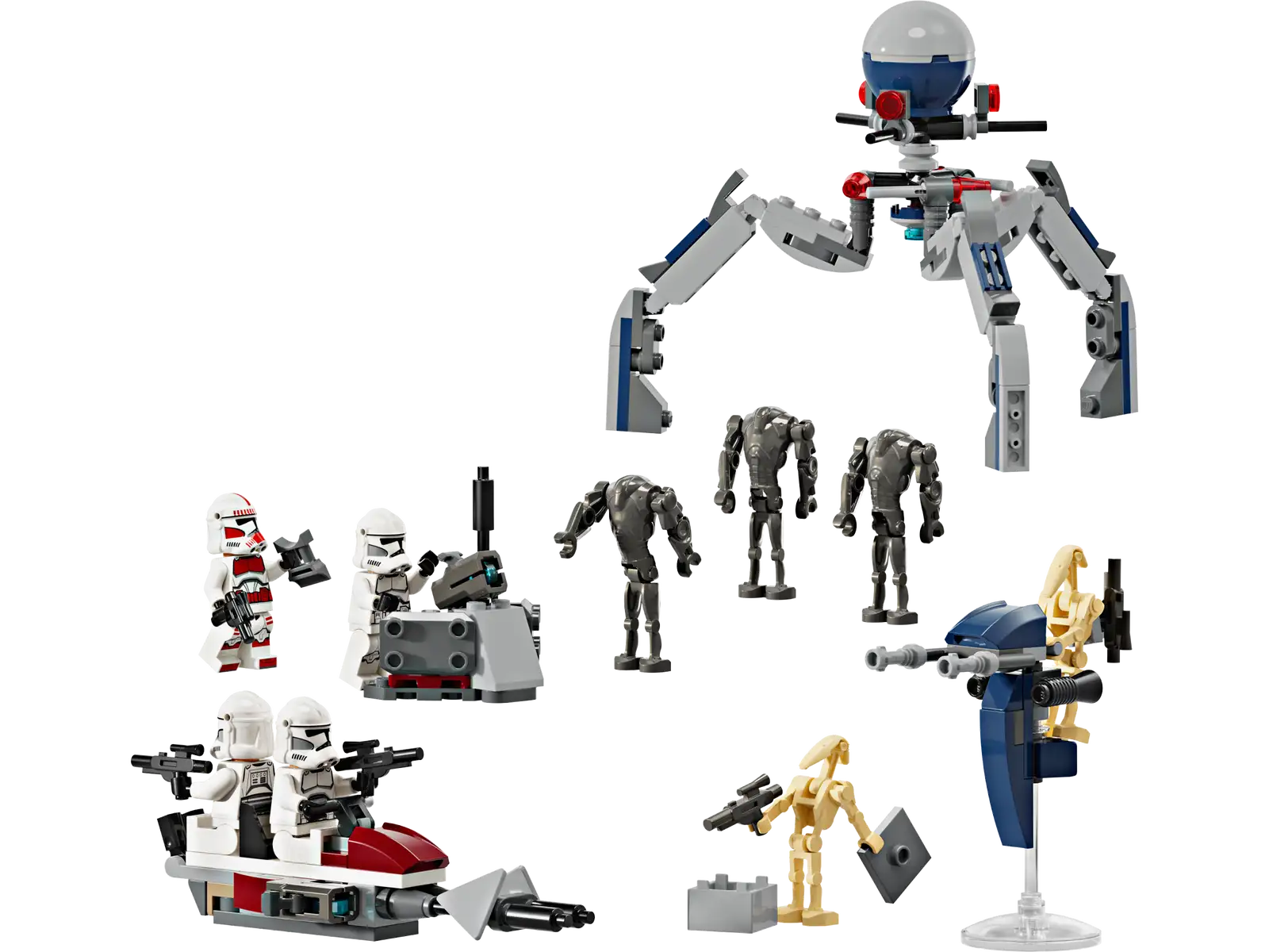 Battle droid lego star discount wars
