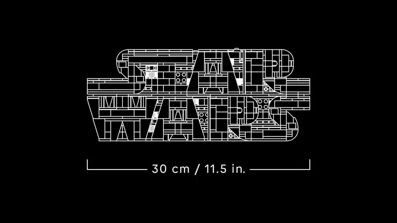 75407 Brick-Built Star Wars™ Logo