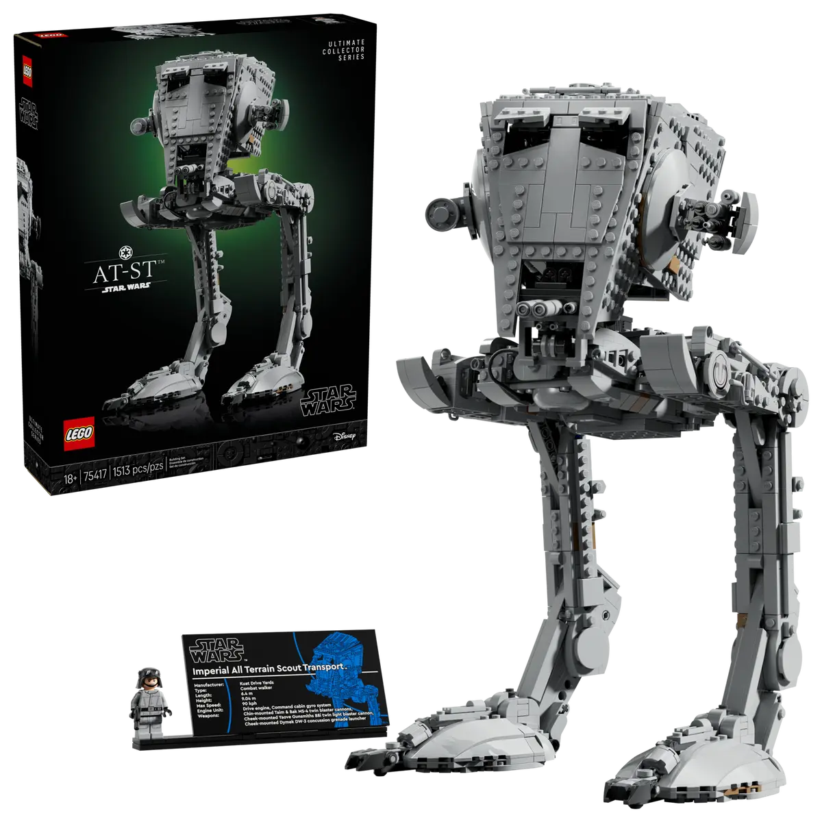 All Terrain Brick Wars LocaBriques UCS AT-AT #75313 Light Kit