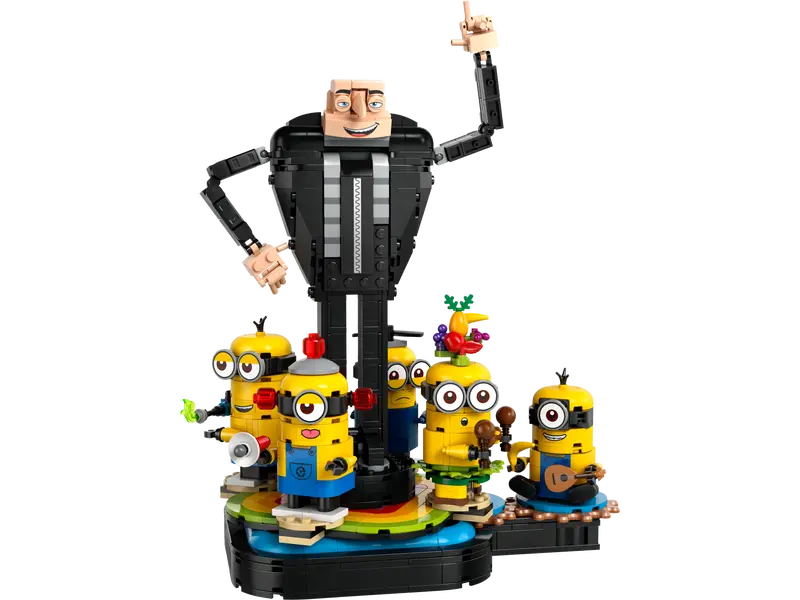 75582 Brick-Built Gru and Minions