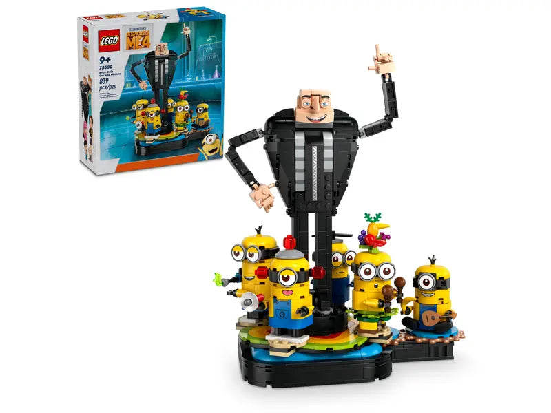 75582 Brick-Built Gru and Minions - Main Image
