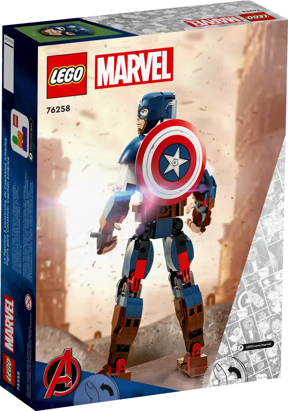 76258 Captain America Construction Figure