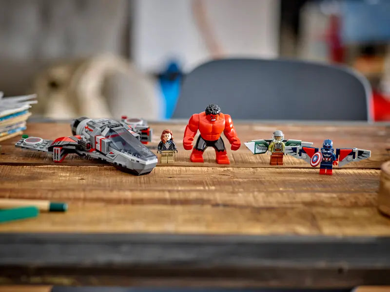 76292 Captain America Red Hulk Battle – Box Of Bricks