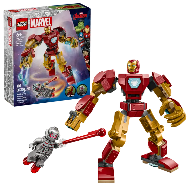 76307 Iron Man Mech Ultron – Box Of Bricks - Main Image