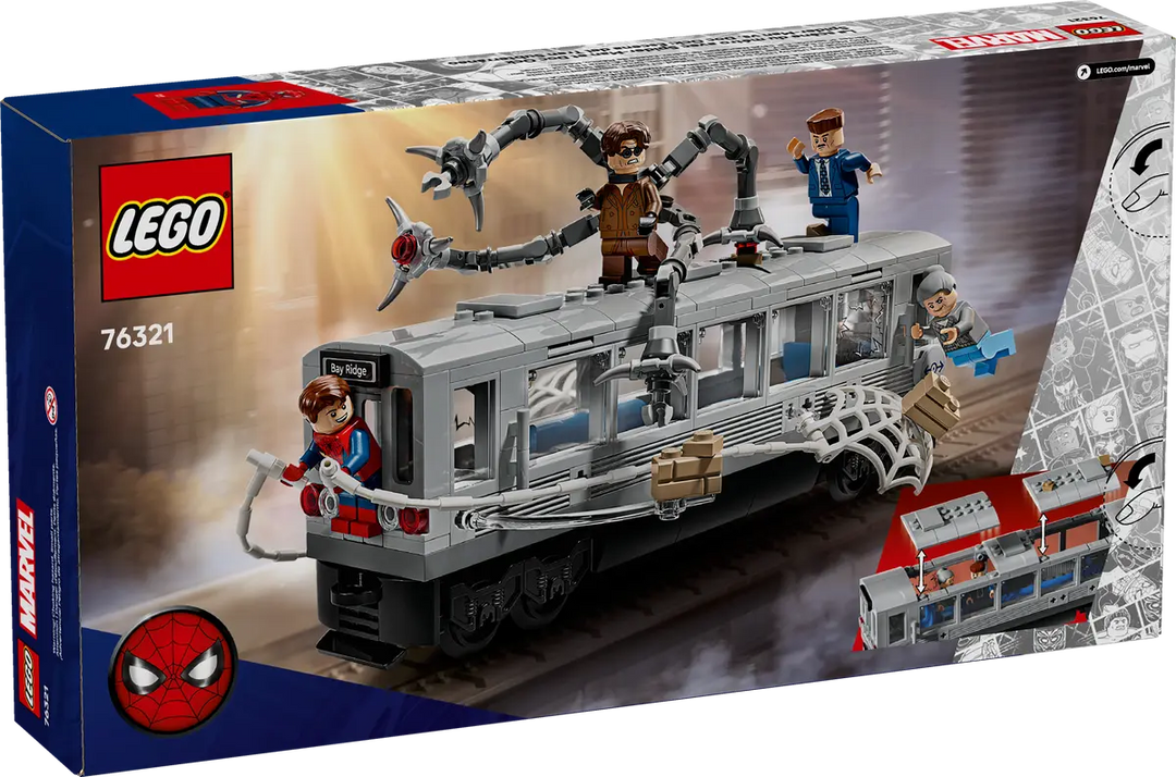 76321 Spider Man Vs Doc Ock Subway Train Scene