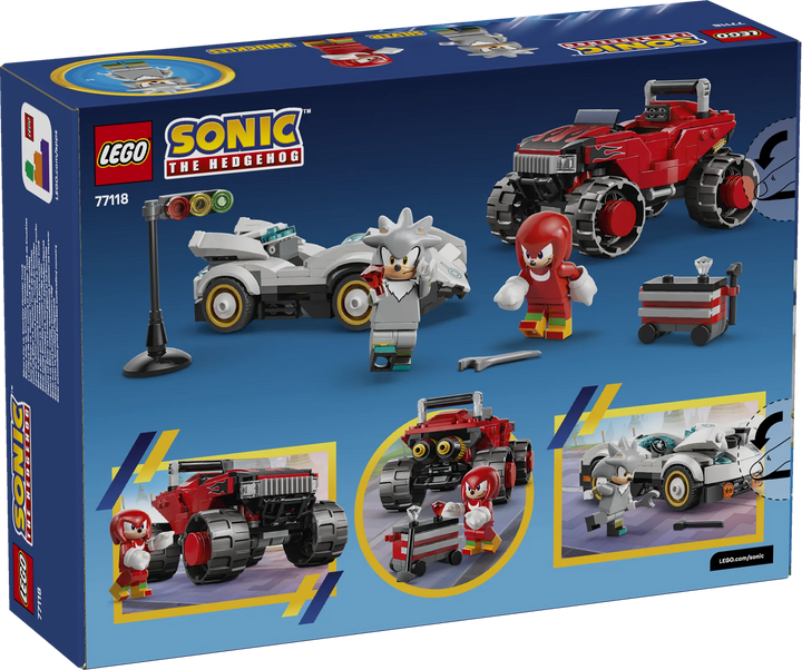 77118 Silver's Car vs. Knuckles' Monster Truck