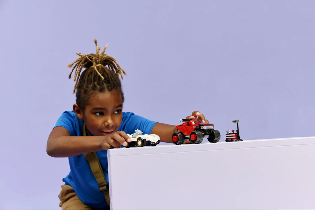 77118 Silver's Car vs. Knuckles' Monster Truck