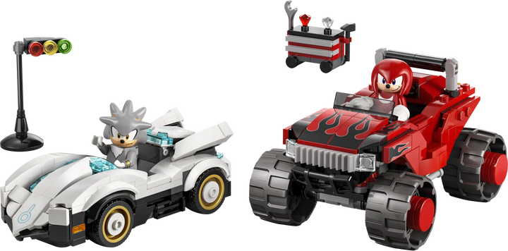 77118 Silver's Car vs. Knuckles' Monster Truck