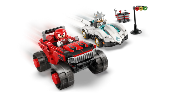 77118 Silver's Car vs. Knuckles' Monster Truck