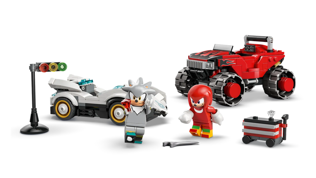 77118 Silver's Car vs. Knuckles' Monster Truck
