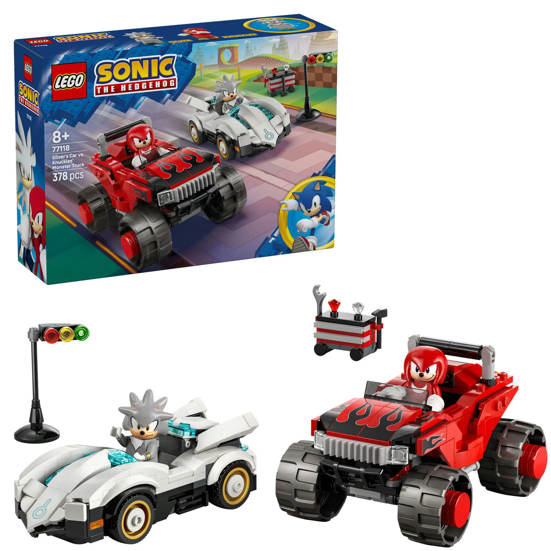 77118 Silver's Car vs. Knuckles' Monster Truck