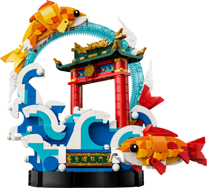 80120 Prosperity Carp Leaping