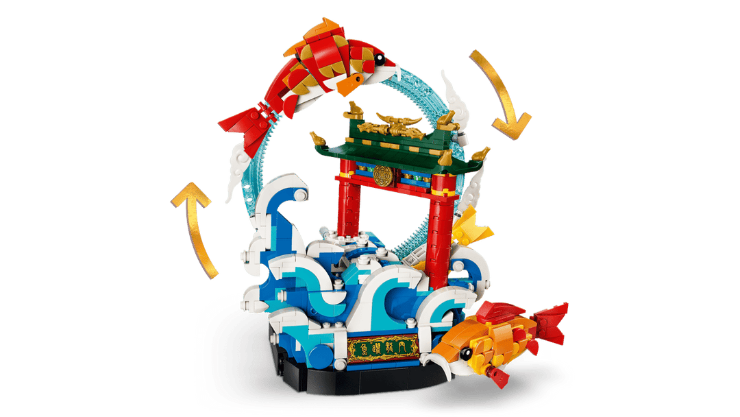 80120 Prosperity Carp Leaping