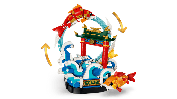 80120 Prosperity Carp Leaping