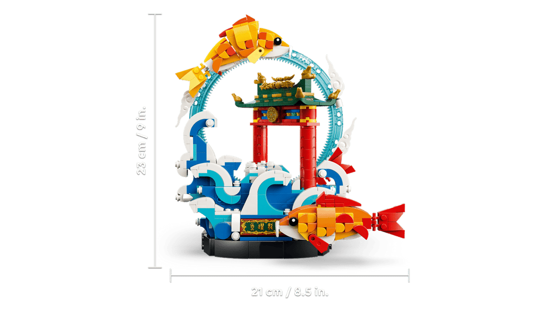 80120 Prosperity Carp Leaping
