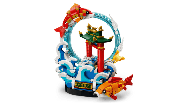 80120 Prosperity Carp Leaping