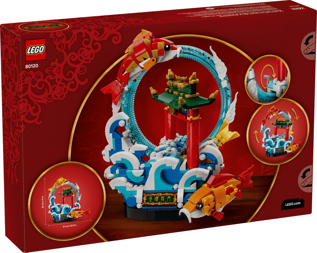 80120 Prosperity Carp Leaping