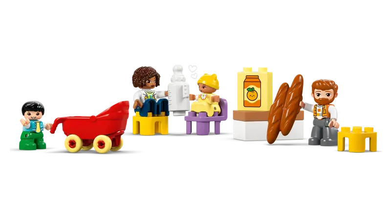 10470 3 in 1 Modern Family House with Figures