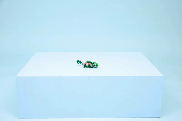 31377 Turtle with a Water Lily Flower