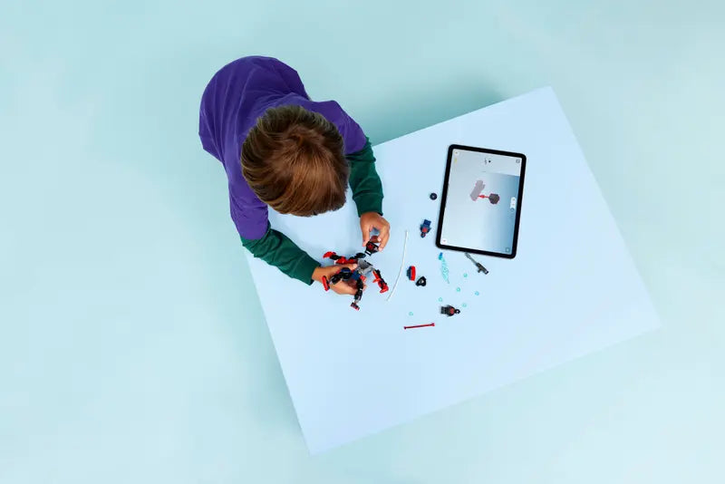 76337 Miles Morales Mech vs. Spider-Man 2099