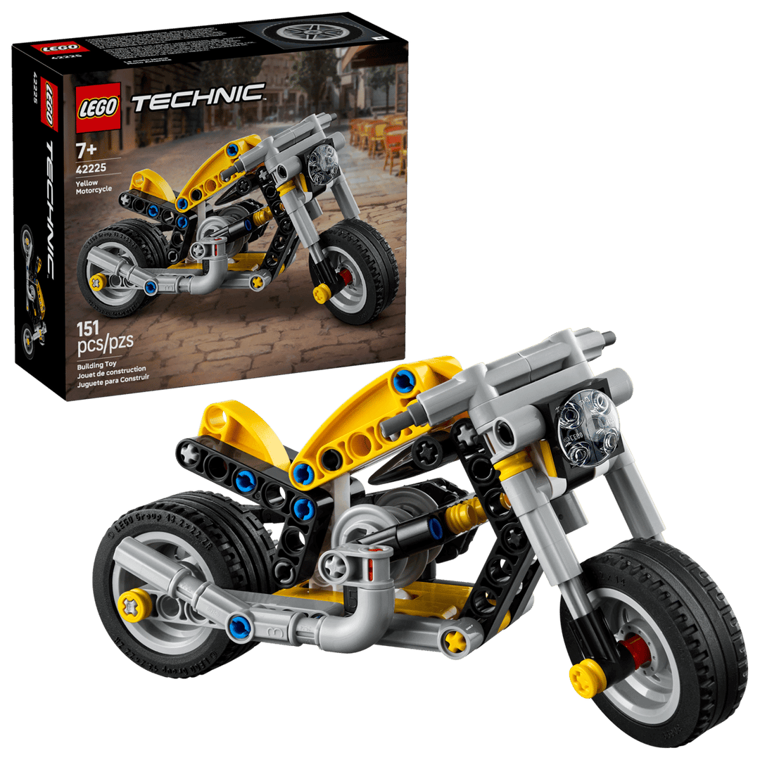 42225 Yellow Motorcycle