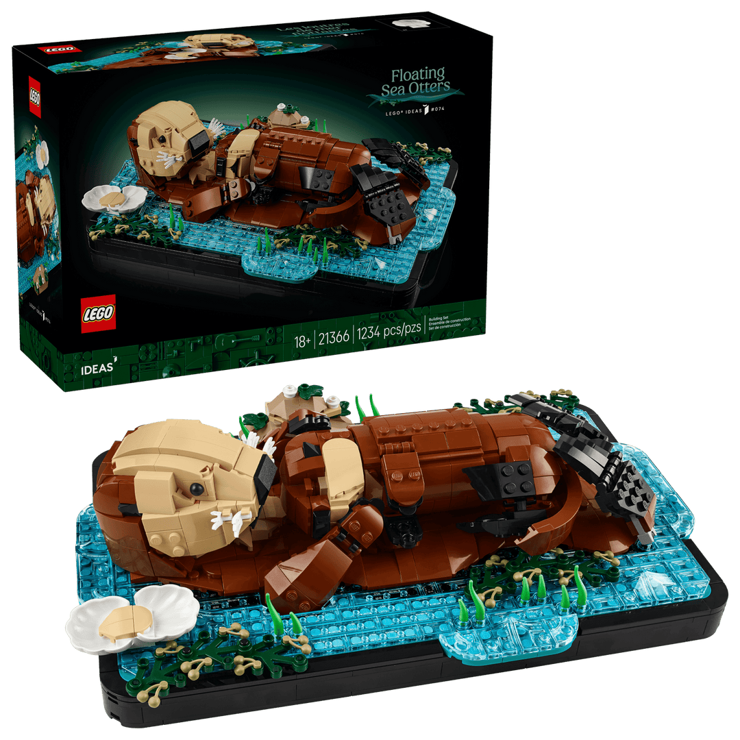 21366 Floating Sea Otters