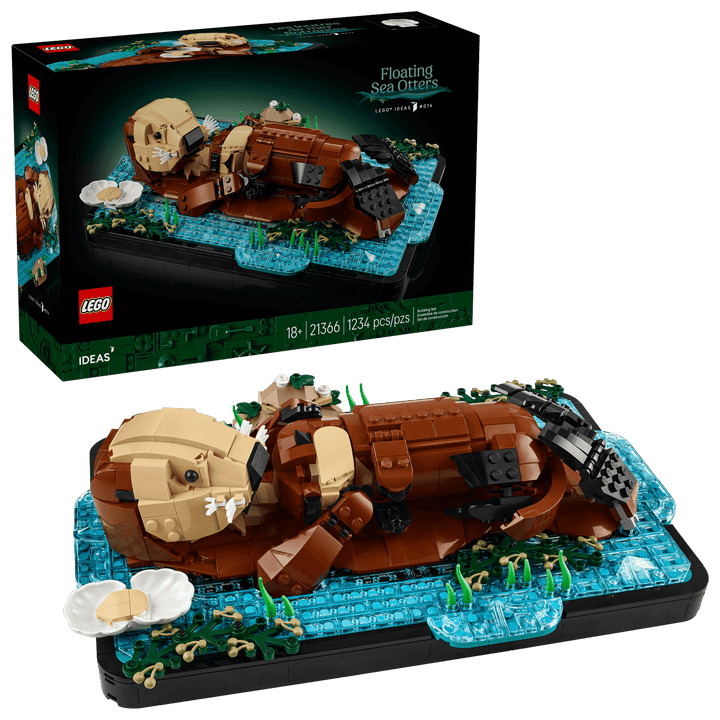 21366 Floating Sea Otters