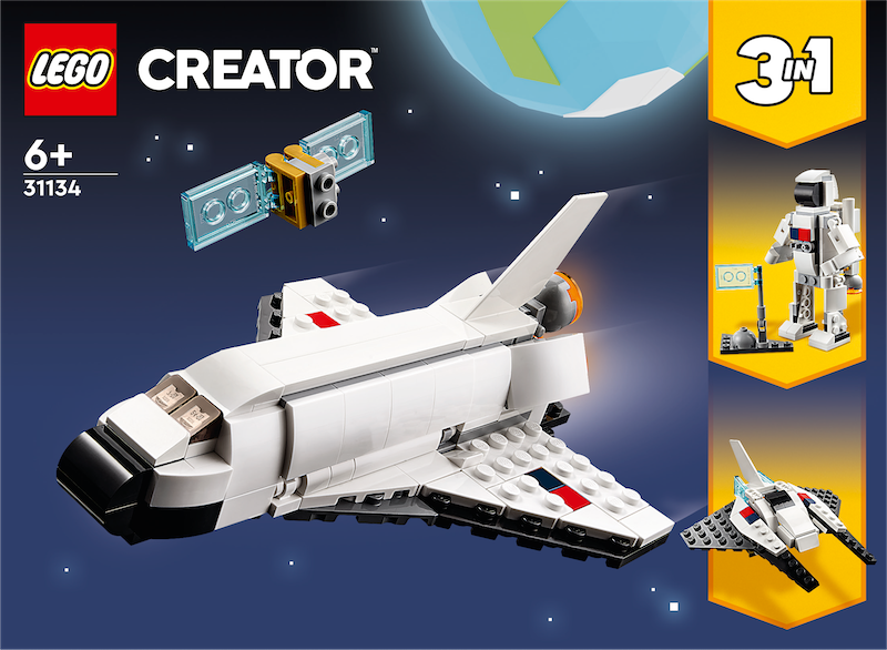 Lego creator 3 in 1 shuttle hotsell