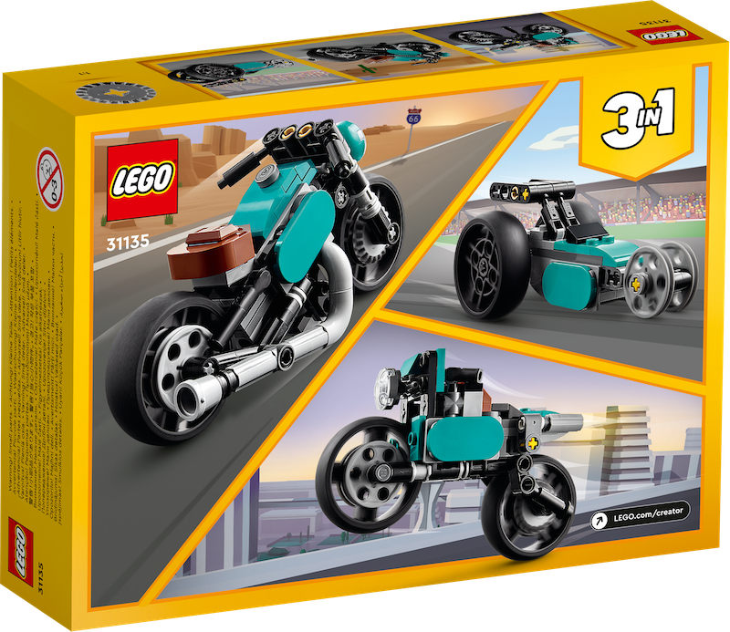 31135 Vintage Motorcycle Box Of Bricks