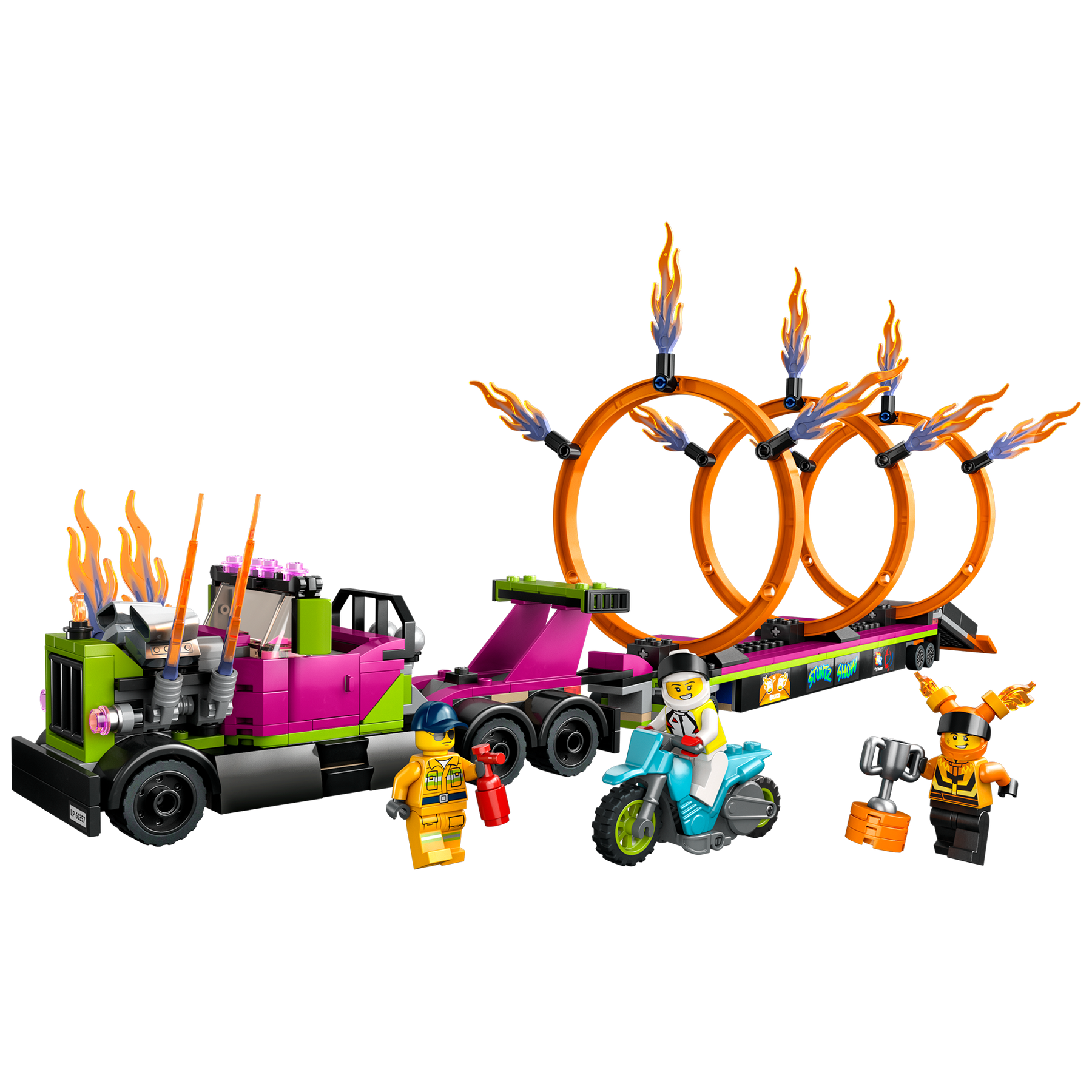LEGO Stunt Truck Ring of Fire Challenge 60357 Box Of Bricks