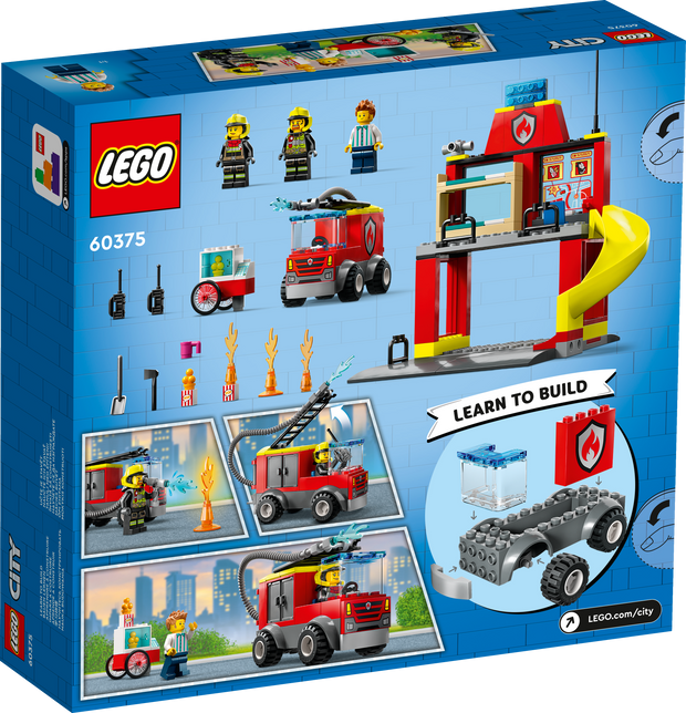 60375 Fire Station and Fire Truck