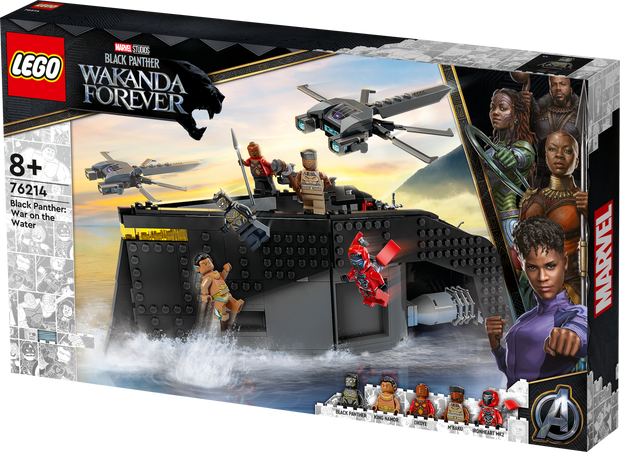 LEGO Marvel Black Panther: Wakanda Forever War on the Water 76214 Building  Toy Set
