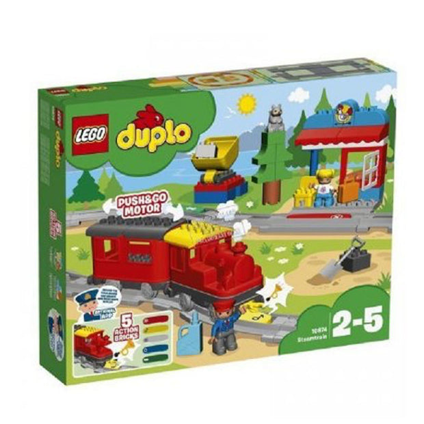 LEGO 10874 DUPLO My Town Steam Train Set with Action Bricks