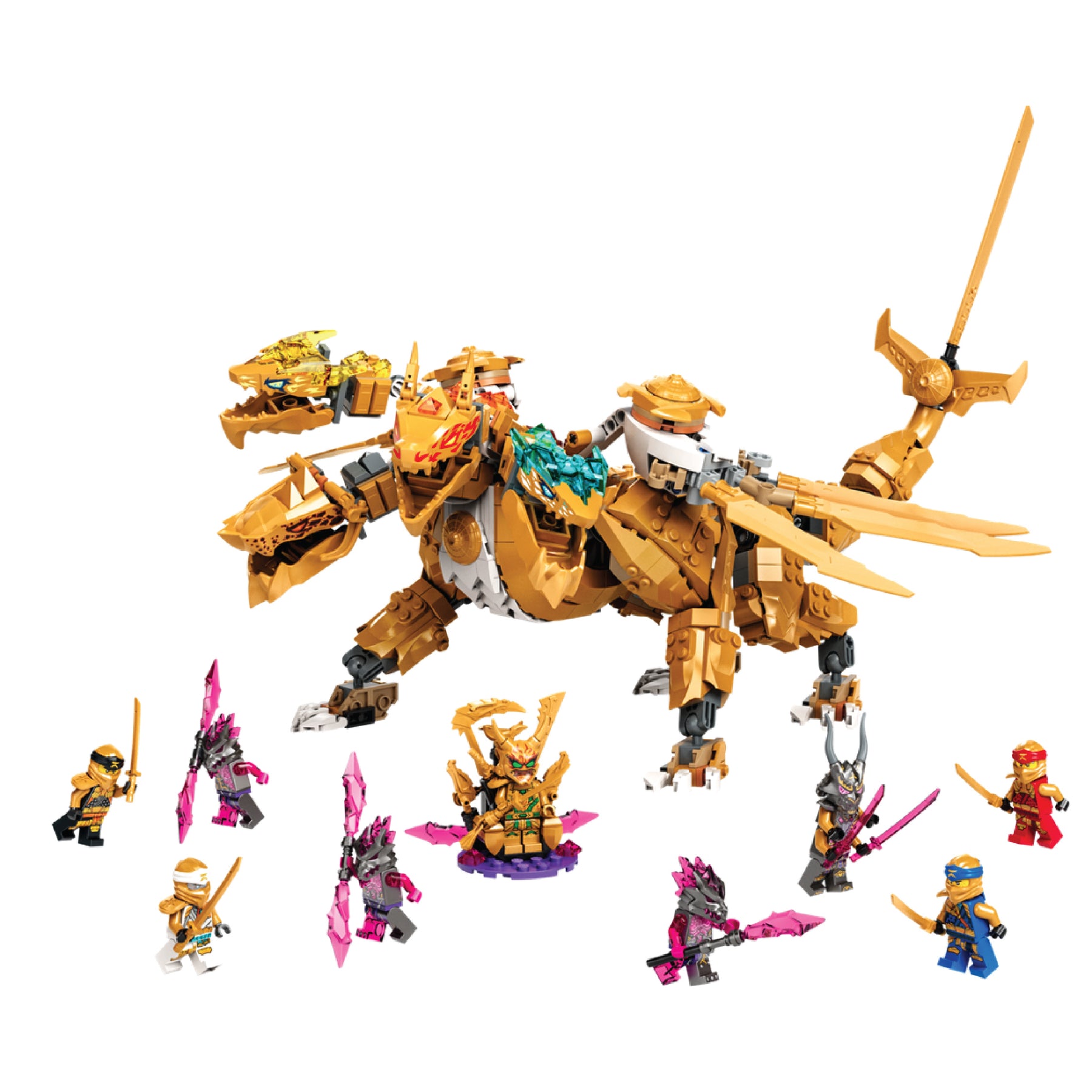 LEGO® Ninjago Legacy Kai With Gold Dragon Sword and Katana, LEGO